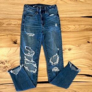 American Eagle Distressed Jeggings
